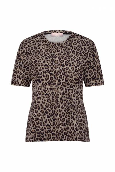 STUDIO ANNELOES 12300 Leopard Travel Tee