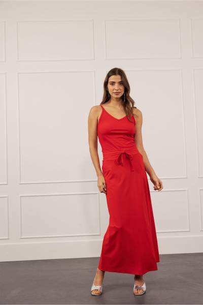 STUDIO ANNELOES 11257 Chloe maxi rok-red