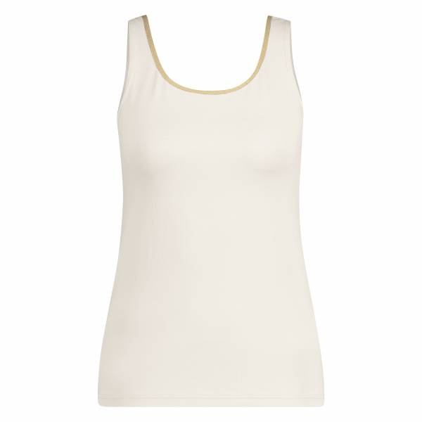 NUKUS SS23105 Juba Singlet-Offwhite