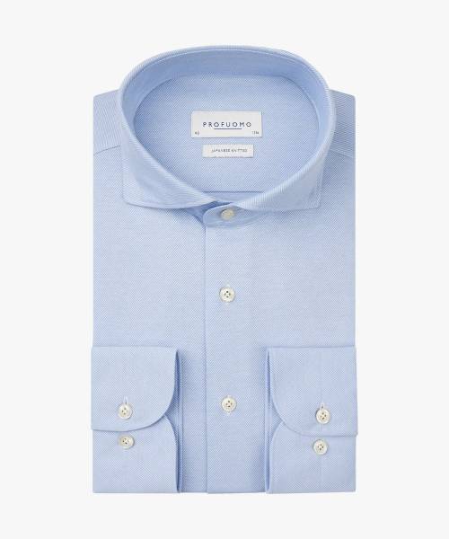 PROFUOMO TWILL JAPANES KNITTED SHIRT PPVH30046A