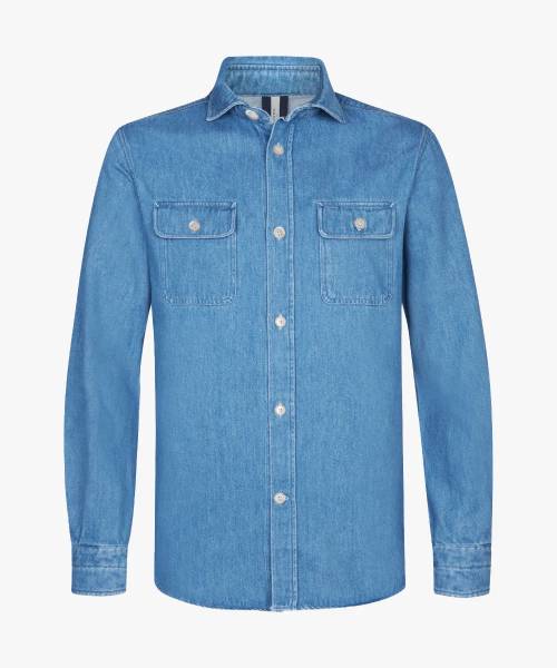 PROFUOMO DENIM OVERSHIRT PPVH30063A