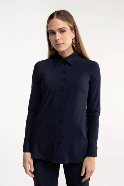 STUDIO ANNELOES 94802 Poppy Blouse-dark blue