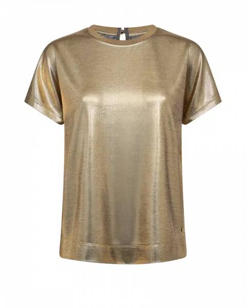 MOS MOSH 167520 MMNivola O-neck met Tee-Gold