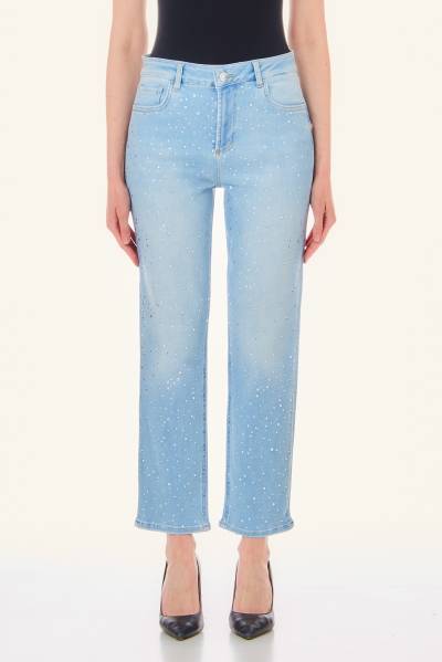 LIU JO UA4019-D4895 Denim Strass Jeans