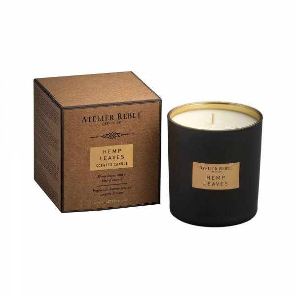 ATELIER REBUL HEMP LEAVES GEURKAARS | 295 Scented Candle Hemp L210