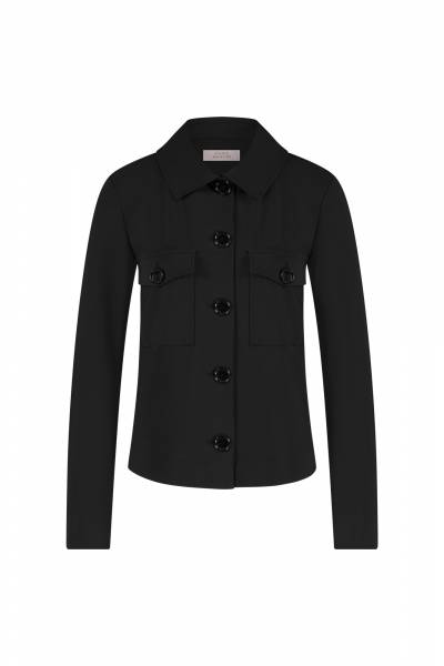 STUDIO ANNELOES 94822 Claire Bonded Jacket (Recycled) - Black