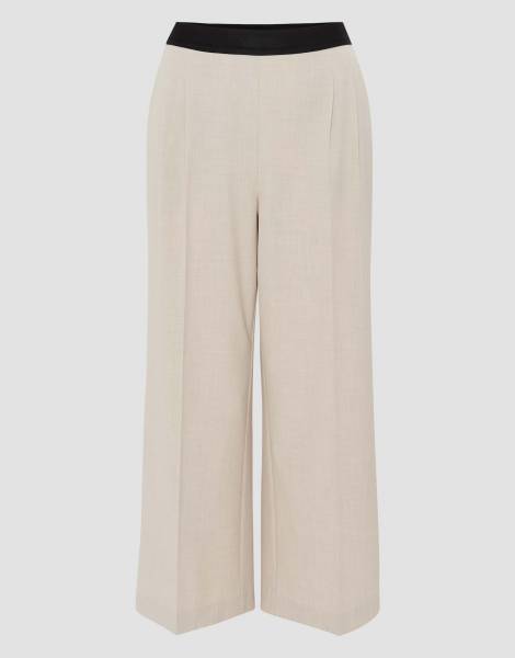 OPUS Geplooide broek beige 10324612392275 Malma