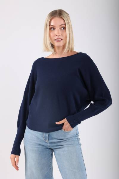 NUKUS NKS03023 Batwing Pullover Plain