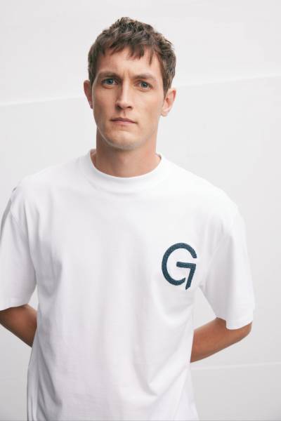 THE GOODPEOPLE T-SHIRT / TEDDY/WHITE