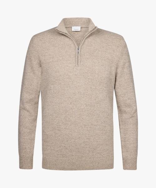 PROFUOMO TAUPE HALFZIP PPVJ30045E