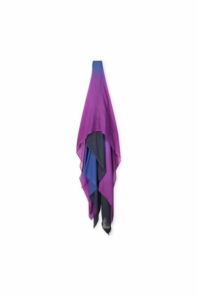 KYRA Violette-w24 scarf 3 color dipdye modal