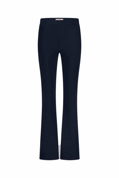 STUDIO ANNELOES 94800 Flair bonded trousers - dark blue