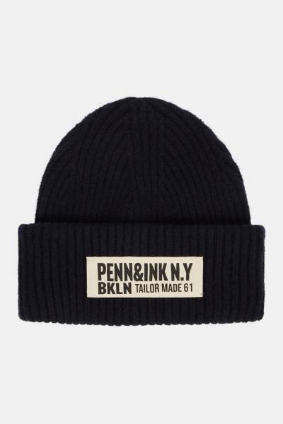 PENN&INK N.Y. BEANIE W24B284 - Navy