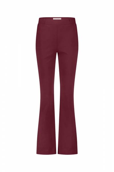 STUDIO ANNELOES 11963 Flair bonded trousers - merlot