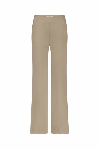 STUDIO ANNELOES 12081 Lexie bonded trousers - Latte