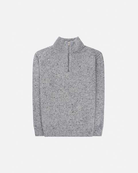 THE GOOD PEOPLE PULLOVER KOMFY/GREY