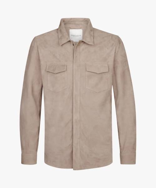 PROFUOMO SUEDE OVERSHIRT PPVF30030A