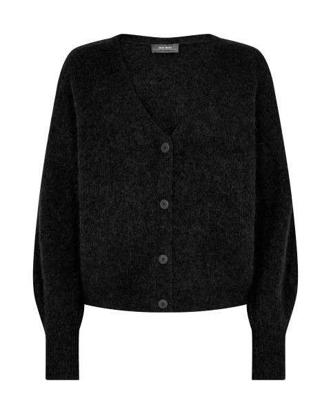 MOS MOSH 156830 MMThora V-Neck Cardigan-Black