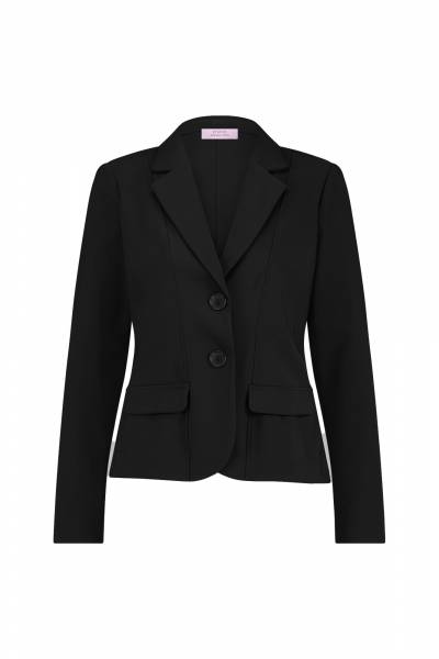 STUDIO ANNELOES 94811 Bright Bonded Blazer (Recycled) - Black