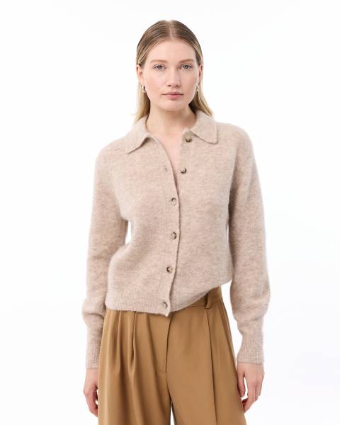 KNIT-TED 242P20 Danny Cardigan - Sandstorm