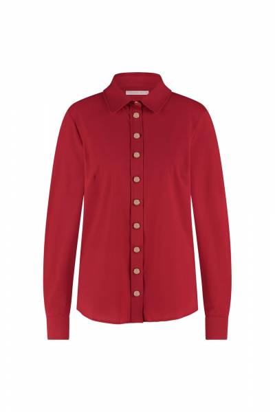 STUDIO ANNELOES 11720 Bobby gold button blouse