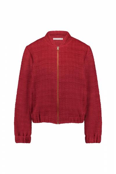 STUDIO ANNELOES 11770 Jax tweed bomber jacket