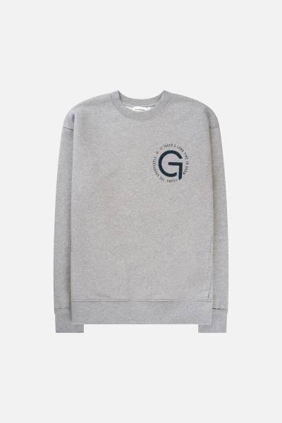 THE GOODPEOPLE SWEATER LTEDDY/GREY MELANGE