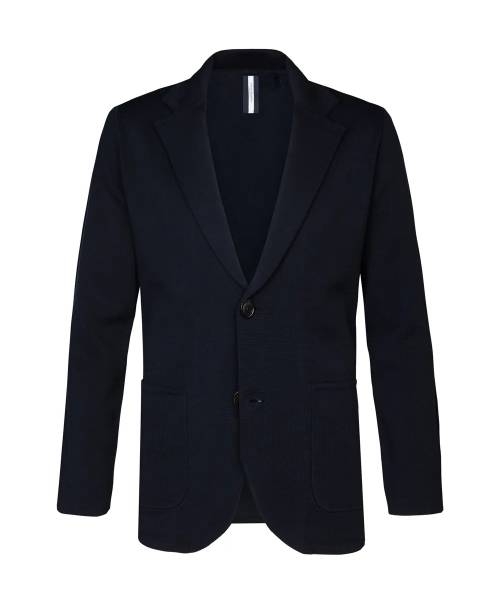 PROFUOMO NAVY KNITTED COLBERT PPVP30010C