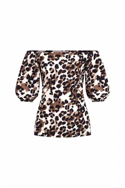 STUDIO ANNELOES 11596 Manon leopard top