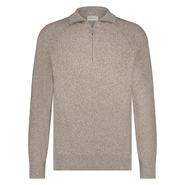 SEVEN DIALS HALFZIP PULLOVER TAUPE