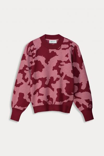 POM Amsterdam SP8051 PULLOVER - Camo Red